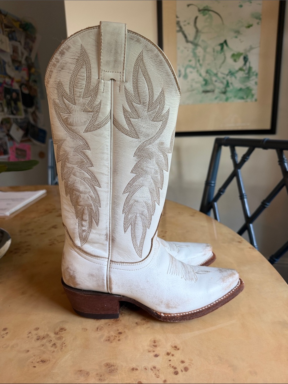 Idylwind - Miranda Lambert White Women's Embroidered Cowboy Boots